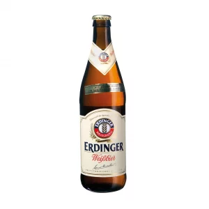 Flasche Erdinger Weizenbier