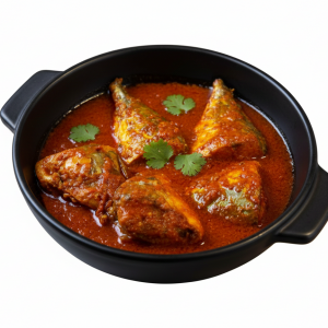 Fisch Vindaloo (Scharf)